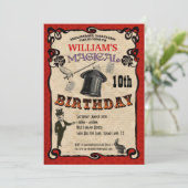 Invitation Magic Party (Debout devant)