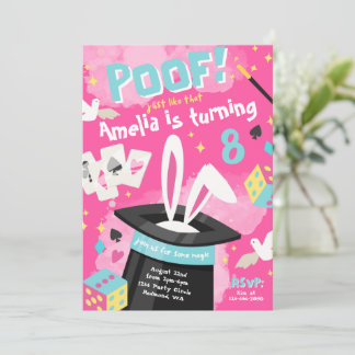 Invitation Magic Party | Invitation du magicien