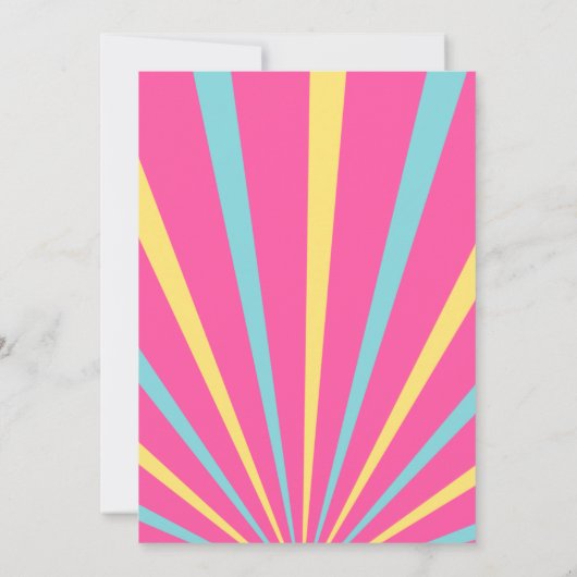 Invitation Magic Party | Invitation du magicien (Dos)