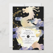 Invitation Magic Pastel Dragon Anniversaire (Devant)
