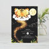 Invitation Magic Pastel Tiger Anniversaire (Debout devant)