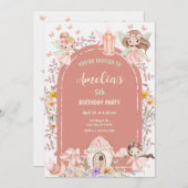 Invitation Magical Boho Fairy Garden (Devant / Derrière)