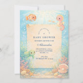 Invitation Magical Ocean Nursery Baby Shower (Devant)