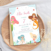 Invitation Magical Ocean Party for Girls