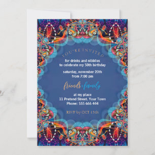 Invitation Magical Royale 50e anniversaire Diner Party