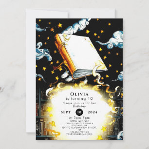 Invitation Magical Simple Children's Storybook Anniversaire