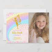 Invitation Magical Sparkle Party for Girls (Devant)