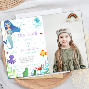 Invitation Magical Under the Sea Party for Girls