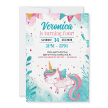 Magical Unicorn Fun Kid's Birthday Party