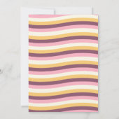 Invitation Magical Unicorn & Rainbow Girl Third Birthday  (Dos)