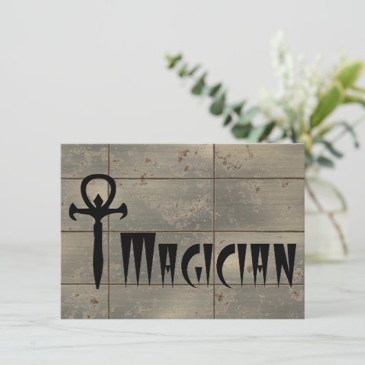 Invitation Magicien (Debout devant)