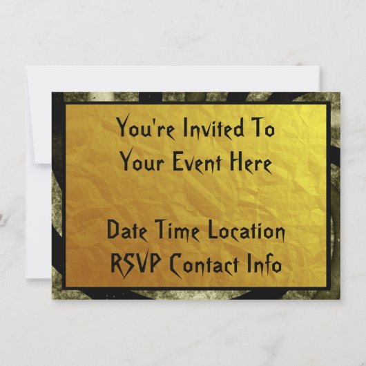 Invitation Magicien (Dos)