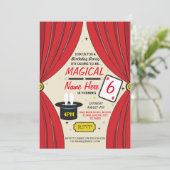 Invitation Magicien de baguette magique n'importe quel âge In (Debout devant)