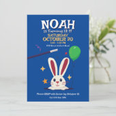 Invitation Magicien Magicien Spectacle Anniversaire Fête Invi (Debout devant)