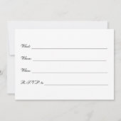 Invitation Magie (Dos)