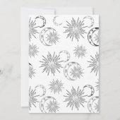 Invitation Magie Champignons Cristal Lune Jardin Anniversaire (Dos)