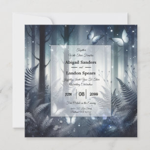 Invitation Magie de minuit et ailes au clair de lune Mariage