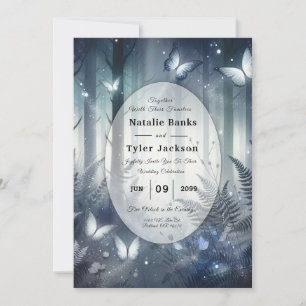 Invitation Magie de Minuit et Ailes au Clair de Lune Mariage