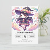 Invitation Magie de rêve Anniversaire (Debout devant)