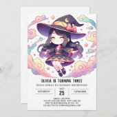 Invitation Magie de rêve Anniversaire (Devant / Derrière)