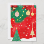 Invitation Magie de vacances éclatante (Dos)