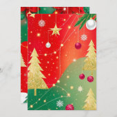 Invitation Magie de vacances éclatante (Devant / Derrière)