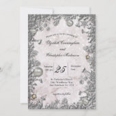 Invitation Magie d'hiver Mariage de Noël (Devant)