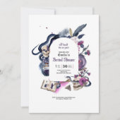 Invitation Magie gothique Halloween Fête des mariées sorcière (Devant)