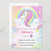 invitation magique à la fête d'anniversaire de la  (Devant / Derrière)