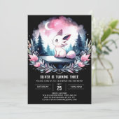 Invitation Magique Adorable Chat Anniversaire (Debout devant)