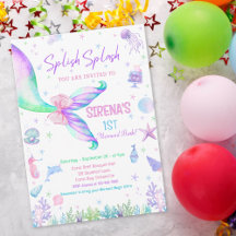 Magique Anniversaire de Sirène Rose Violet