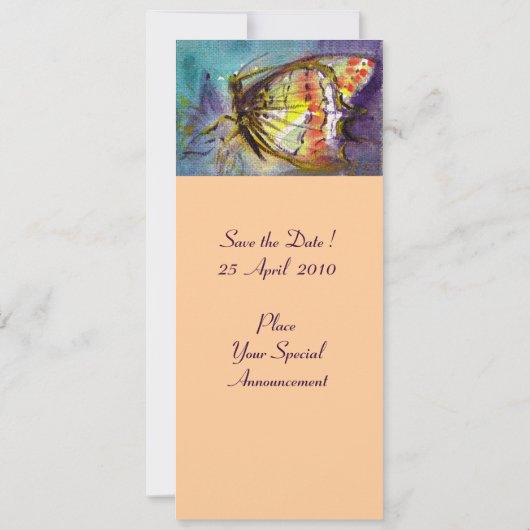 INVITATION MAGIQUE BUTTERFLY (Dos)