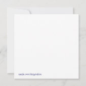 Invitation magique d'anniversaire (Dos)