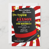 Invitation magique de fête d'anniversaire de spect (Devant)