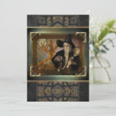 Invitation magique de magiciens grande (Debout devant)