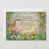 Invitation magique de partie de forêt de Fox (Devant)