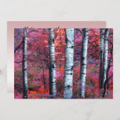 Invitation magique de partie de solstice d'été de (Devant / Derrière)