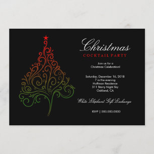 Invitation magique des sapins de Noël