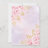 Invitation Magique Nutcracker Blush or Floral Girl Anniversai (Dos)