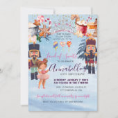 Invitation Magique Plum de sucre Fée Nutcracker Anniversaire (Devant)