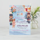 Invitation Magique Plum de sucre Fée Nutcracker Anniversaire (Debout devant)