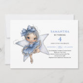 Invitation magique pour les 2 ans de la mignonne F (Devant)