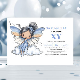 Invitation magique pour les 3 ans de la Fée Bleue