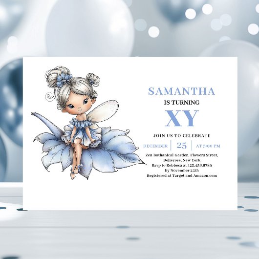 Invitation magique pour les 4 ans de Sweet Blue Fa
