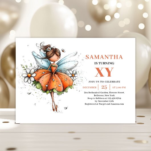Invitation magique pour les 6 ans de la Fée Capric