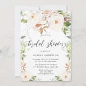 Invitation Magique Printemps d'hiver Floral Élégante Fête des (Devant)