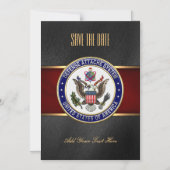 Invitation Magnétique [100] Emblème du système d'attaché de défense des  (Recto)