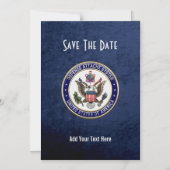 Invitation Magnétique [100] Emblème du système d'attaché de défense des  (Recto)