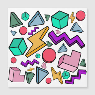 Invitation Magnétique 80s esthétique Vintage rétro