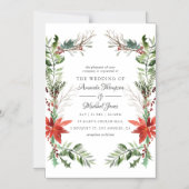 Invitation Magnétique À feuillage persistant - Wintertide Woodland Maria (Recto)